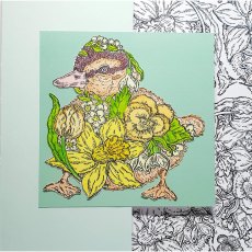 IndigoBlu A5 Rubber Mounted Stamp Darling Duckling | Set of 10