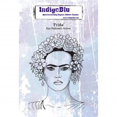 IndigoBlu A6 Rubber Mounted Stamp Frida