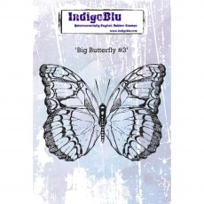 IndigoBlu A6 Rubber Mounted Stamp Big Butterfly #3