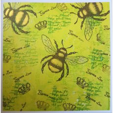 IndigoBlu A6 Rubber Mounted Stamp Giant Bee | Set of 3