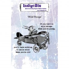 IndigoBlu A6 Rubber Mounted Stamp Wild Things | Set of 3