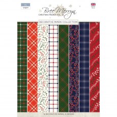 Bree Merryn Christmas Friends Vol III A4 Decorative Papers | 16 sheets