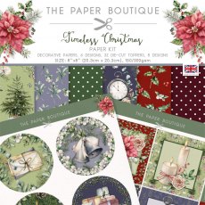 The Paper Boutique Timeless Christmas Paper Kit | 8 x 8 inch