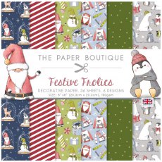 The Paper Boutique Festive Frolics Paper Pad | 8 x 8 inch
