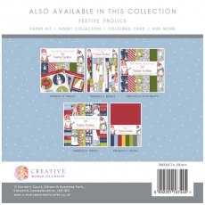 The Paper Boutique Festive Frolics Embellishment Pad | 8 x 8 inch