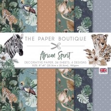 The Paper Boutique African Spirit 8 x 8 inch Paper Pad | 36 sheets