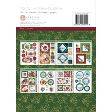 The Paper Tree Winter Berries Die Cut Sheets | A4