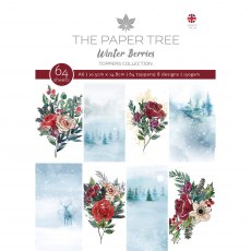 The Paper Tree Winter Berries A6 Topper Pad | 64 sheets
