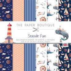The Paper Boutique Seaside Fun Paper Pad | 8 x 8 inch