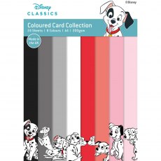 Disney 101 Dalmatians A4 Coloured Card Pack | 24 sheets