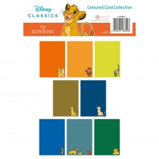 Disney The Lion King Coloured Card Pack | A4