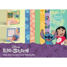 Disney Lilo & Stitch 20th Anniversary Card Making Kit | 8 x 8 inch