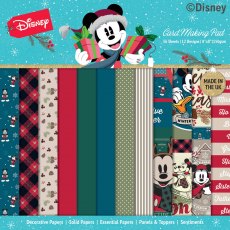 Disney Mickey and Friends Christmas Card Making Pad | 8 x 8 inch
