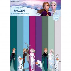 Disney Frozen Christmas A4 Coloured Card Pack | 24 sheets
