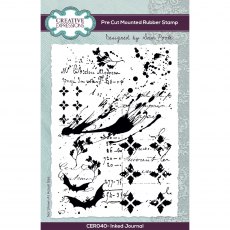 Creative Expressions Sam Poole Rubber Stamp Inked Journal