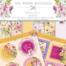 The Paper Boutique Meadow Charm Paper Kit | 8 x 8 inch