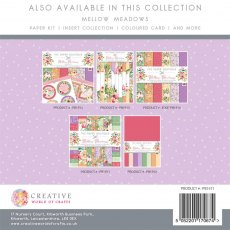The Paper Boutique Mellow Meadows 8 x 8 inch Embellishment Pad | 36 sheets