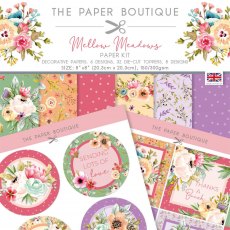 The Paper Boutique Mellow Meadows 8 x 8 inch Paper Kit | 36 sheets