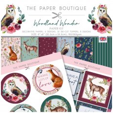 The Paper Boutique Woodland Wonder 8 x 8 inch Paper Kit | 36 sheets
