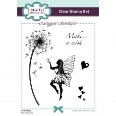 Creative Expressions Designer Boutique Clear Stamps Fairy Wishes | Set of 5