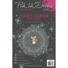 Pink Ink Designs Clear Stamp Lucky Clover | Set of 15