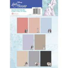 Disney Lady and the Tramp A4 Coloured Card Pack | 24 sheets