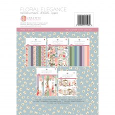 The Paper Tree Floral Elegance A4 Backing Papers | 16 sheets