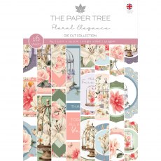 The Paper Tree Floral Elegance A4 Die Cut Sheets | 16 sheets