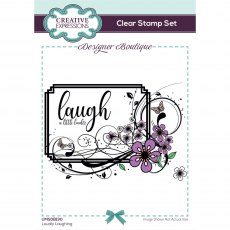 Creative Expressions Designer Boutique Clear Stamps Loudly Laughing | Set of 3