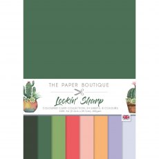 The Paper Boutique Lookin Sharp A4 Colour Card Collection | 24 sheets