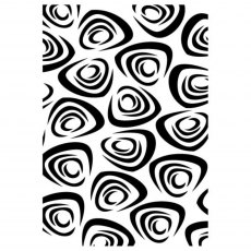 IndigoBlu Stencil Cinnamon Swirl | 8 x 5 inch