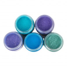 Indigoblu Luscious Pigment Powder Perfect Peacock Bundle | Set of 5