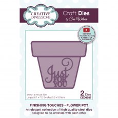 Sue Wilson Craft Dies Finishing Touches Collection Flower Pot | Set of 2