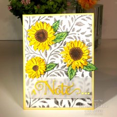 Sue Wilson Craft Dies Layered Flowers Collection Sunflower | Set of 10