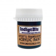 IndigoBlu Artists Translucent Acrylic Paint Viridian Blue | 20ml
