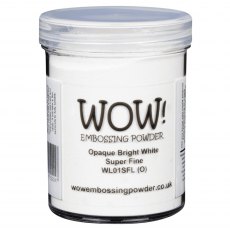 Wow Embossing Powder Opaque Bright White Super Fine | 160ml