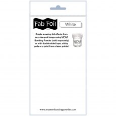 Wow Fab Foil Snowy White | 10cm x 1m