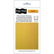 Wow Fab Foil Bright Gold | 10cm x 1m