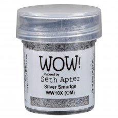 Wow Mixed Media Embossing Powder Silver Smudge by Seth Apter | 15ml