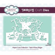 Creative Expressions Craft Dies Paper Cuts Collection Take It Easy Edger