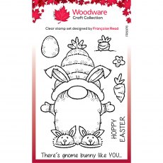 Woodware Clear Stamps Bunny Gnome | Set of 7