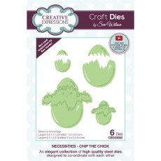 Sue Wilson Craft Dies Necessities Collection Chip the Chick | Set of 6