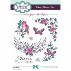 Creative Expressions Designer Boutique Clear Stamps Tranquil Garden | Set of 8