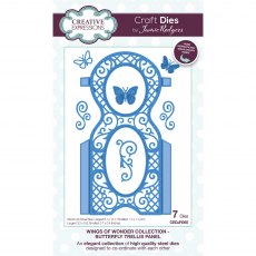 Jamie Rodgers Craft Die Wings of Wonder Collection Butterfly Trellis Panel | Set of 7