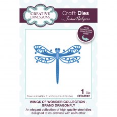 Jamie Rodgers Craft Die Wings of Wonder Collection Grand Dragonfly