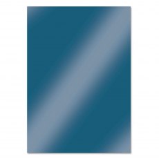 Hunkydory A4 Mirri Card Peacock Blue | 16 sheets