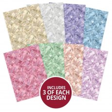 Hunkydory A4 Adorable Scorable Pattern Packs Diamond Shimmer | 24 sheets