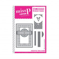 Miss P Loves Die Set Boundless Journal Book Panel | Set of 14
