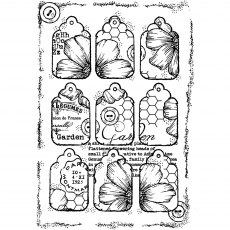 Woodware Clear Stamps Nine Tags
