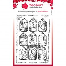 Woodware Clear Stamps Nine Tags